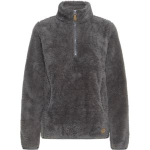 Oxmo Gebreid vest 'Telsonia'  donkergrijs