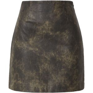 EDITED Rok 'Josie'  donkerbruin / olijfgroen