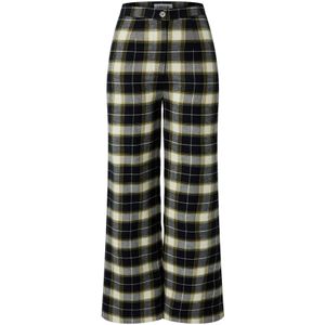 EDITED Broek 'Milana'  groen / zwart