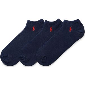 Polo Ralph Lauren Sokken 'Ghost Ped'  marine / donkerrood