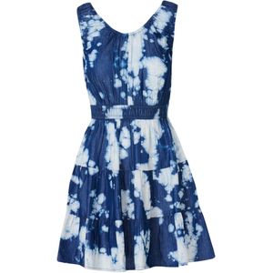 KOROSHI Jurk  navy / pastelblauw / offwhite