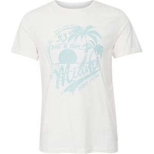 BLEND Shirt 'PERRY'  hemelsblauw / wit