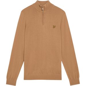 Lyle & Scott Trui 'Tonal Eagle'  camel
