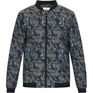 MO Tussenjas  lichtblauw / grijs / zwart