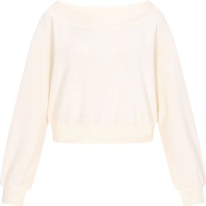 Sweatshirt - Effen - Boothals - Lange Mouw - Losse Pasvorm