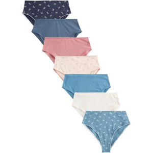 Next Slip  nachtblauw / enziaan / royal blue/koningsblauw / oudroze / pastelroze / wit