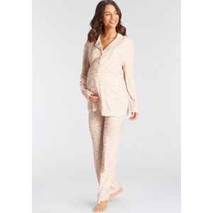 LASCANA Pyjama  camel / ecru