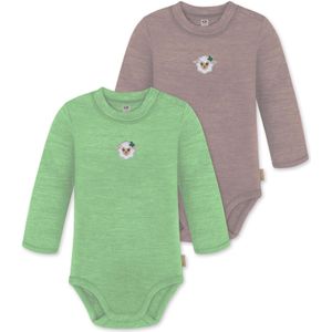 normani Rompertje/body 'Tuai'  grijs / groen / gemengde kleuren