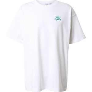 ADIDAS ORIGINALS Shirt 'OUTLINE PALM'  jade groen / wit