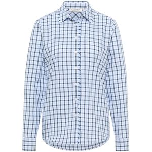 ETERNA - Blouse - Nachtblauw Lichtblauw Wit - Regular Fit