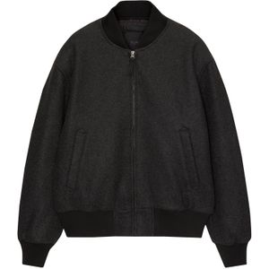 Pull&Bear Tussenjas  zwart / zwart gemêleerd