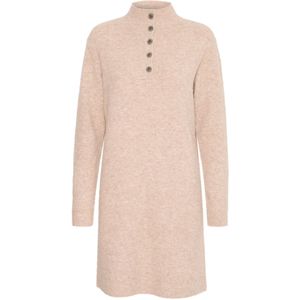 b.young Gebreide jurk 'OMEA'  beige