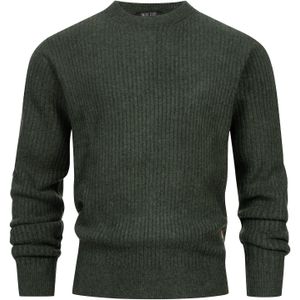 INDICODE JEANS Trui 'INPeace'  donkergroen