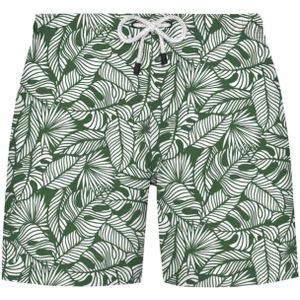 WESTMARK LONDON Zwemshorts 'Botanic'  groen / wit