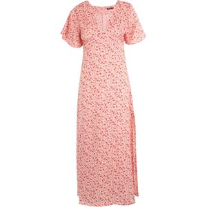 Nasty Gal Petite Jurk  groen / lichtroze / rood / wit