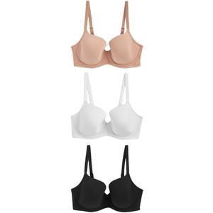 Next BH  beige / zwart / wit