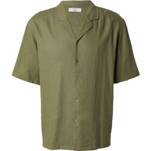 DAN FOX APPAREL Overhemd 'Ryan'  olijfgroen