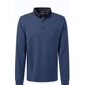 Pierre Cardin - Poloshirt - Salute - Lange Mouwen - Visgraatdessin