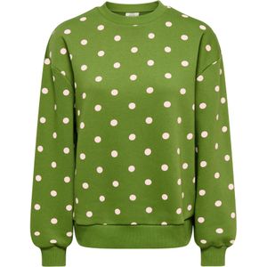 JDY Sweatshirt 'JDYTENA'  groen / wit