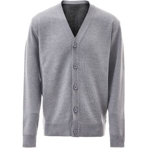 baradello Gebreid vest  grey denim