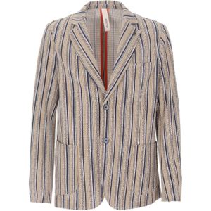 Distretto12 Colbert 'Coffs'  marine / cappuccino / wit