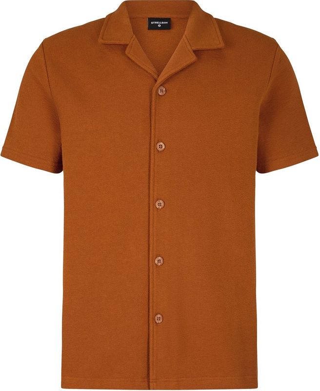 Strellson - Vrijetijdsoverhemd - Katoen - Regular Fit - Korte Mouwen