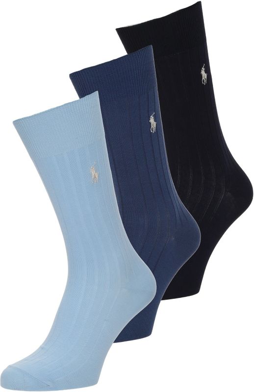 Polo Ralph Lauren Underwear - Sokken - Set van 3 - Katoenmix met Stretchgehalte