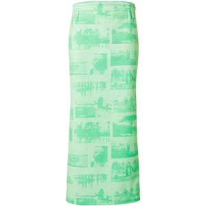 Rebirth Studios Rok 'Pamela'  grasgroen / lichtgroen