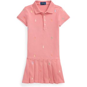 Polo Ralph Lauren Jurk  lichtblauw / lichtgeel / rosa / wit