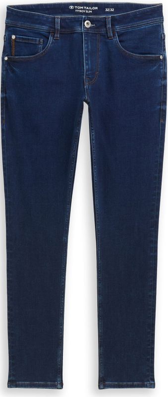 TOM TAILOR - TROY - Jeans - Donkerblauw - Slimfit