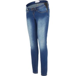 Zwangerschapsbroek - Effen - Denim - Slimfit - Heavy Washed