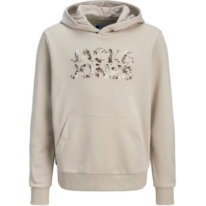 Jack & Jones Junior Sweatshirt 'JJEJEFF'  beige / bruin
