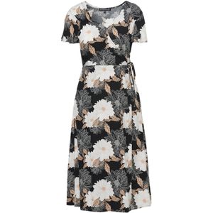 KOROSHI Jurk  beige / zwart / wit