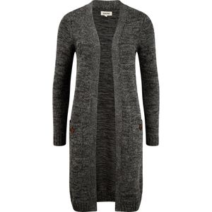 Oxmo - Philetta - Gebreid Vest - Grijs