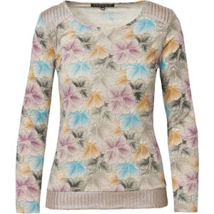 KOROSHI Shirt  donkerbeige / lichtblauw / pink / zwart