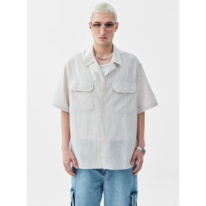 VAMOS CLO Overhemd  crème / wit