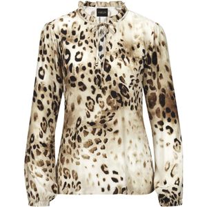 MADELEINE Blouse  beige / bruin / zwart