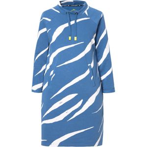 LAURASØN Jurk  blauw denim / wit
