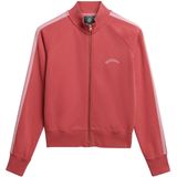 Superdry Trainingsjack  rosa / wit