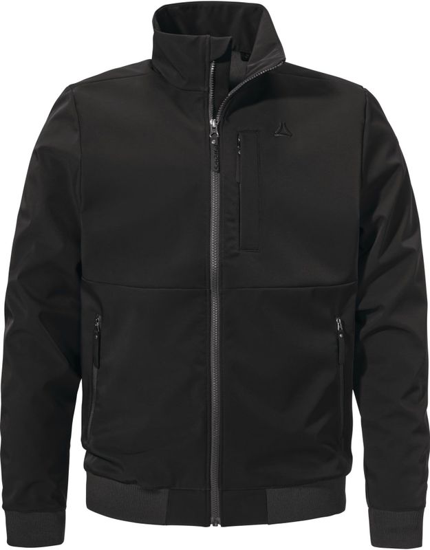 Schöffel - Suavio - Softshell Jas - Zwart - Met Capuchon
