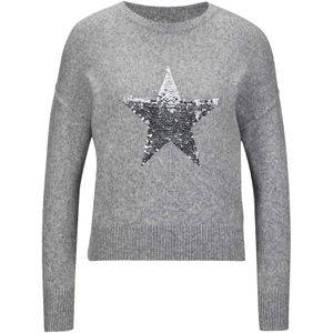 MADELEINE Trui  zilvergrijs / zilver