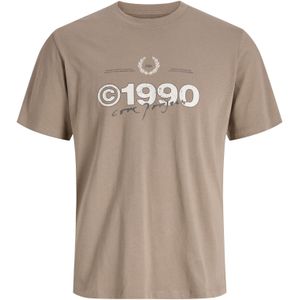 JACK & JONES Shirt  ecru / donkerbeige