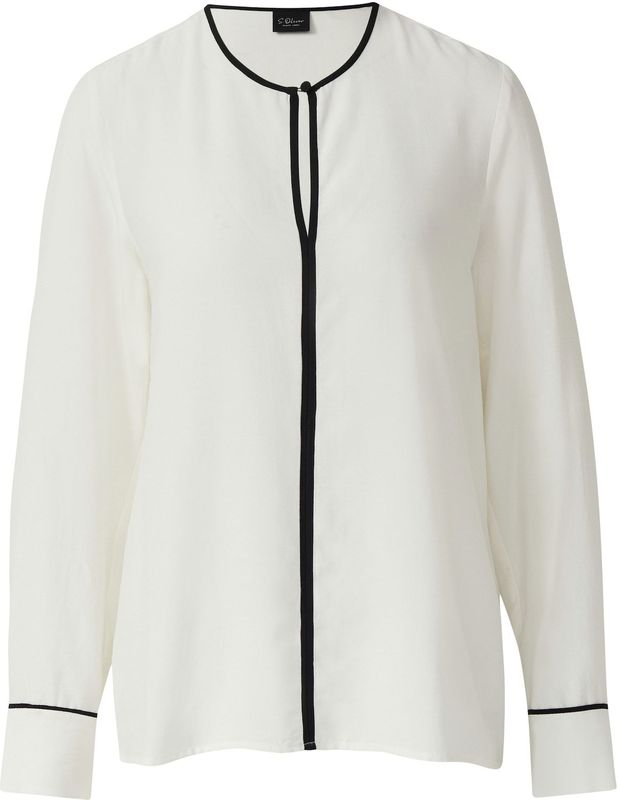 s.Oliver Blouse  crème / zwart