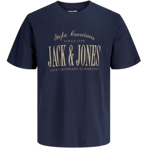 JACK & JONES Shirt  beige / navy