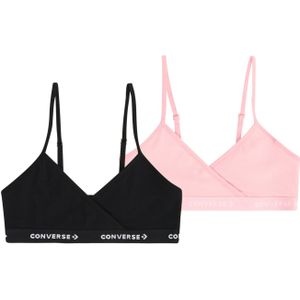 CONVERSE BH  rosa / zwart / wit