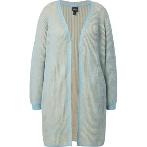 Ulla Popken Gebreid vest  turquoise