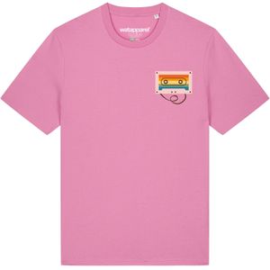 Watapparel Shirt ' Rainbow Cassette '  gemengde kleuren / rosa