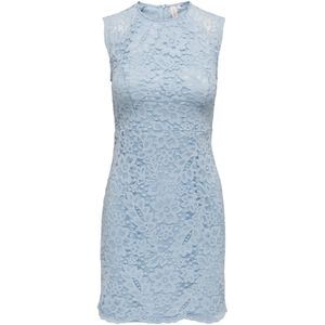 ONLY - ARZINA - Jurk - Lichtblauw - Mouwloos - Getailleerd Model