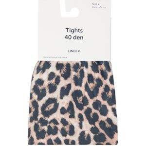 Lindex Fijne panty  lichtbruin / zwart