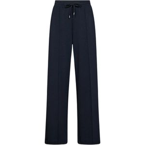 Soyaconcept - BANU - Broek - Navy - Wide Leg - Mid Waist